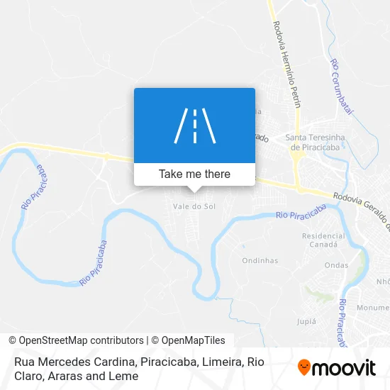 Rua Mercedes Cardina map