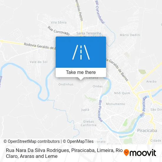 Rua Nara Da Silva Rodrigues map