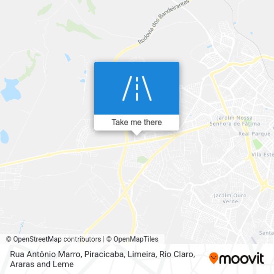 Rua Antônio Marro map