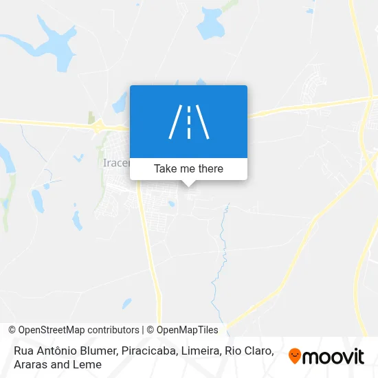 Rua Antônio Blumer map