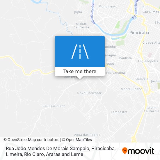 Rua João Mendes De Morais Sampaio map