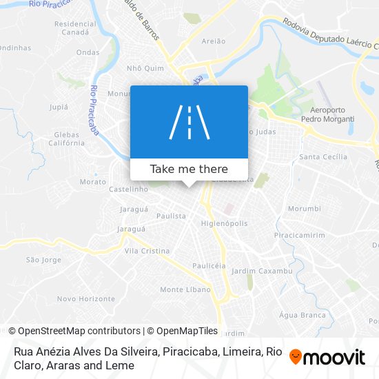 Rua Anézia Alves Da Silveira map