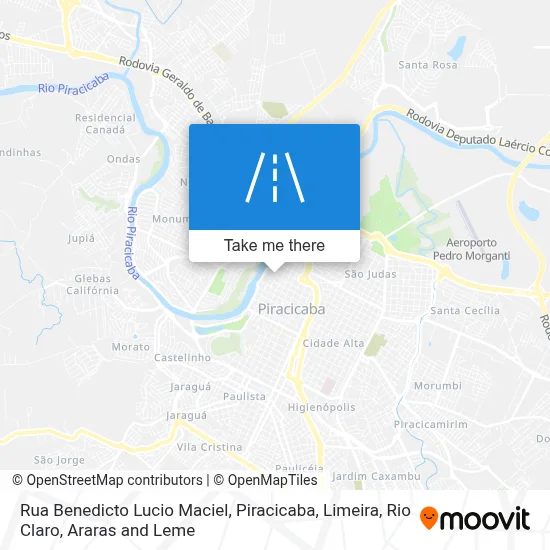 Rua Benedicto Lucio Maciel map