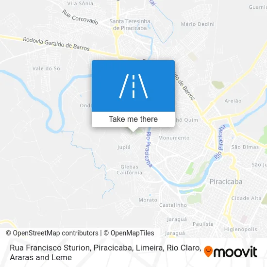 Rua Francisco Sturion map