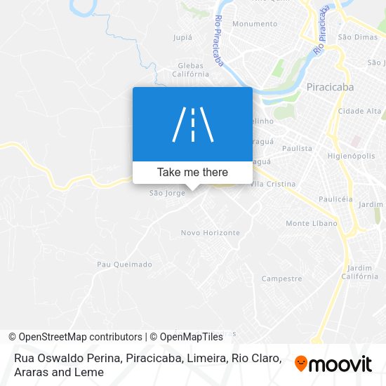 Rua Oswaldo Perina map