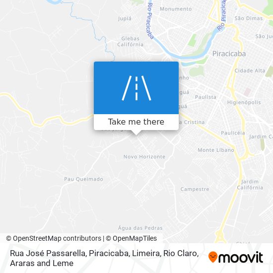 Rua José Passarella map