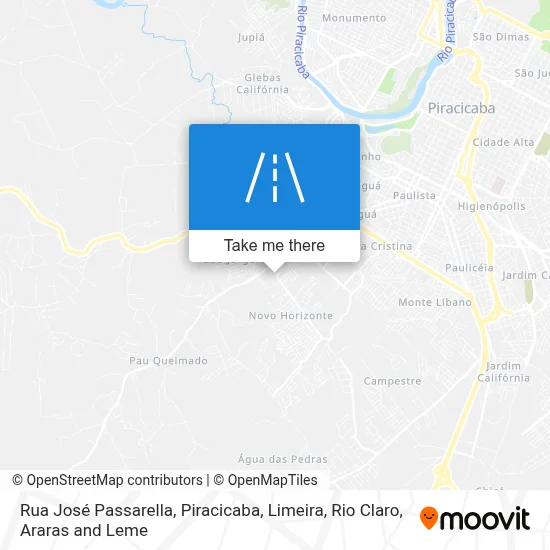 Rua José Passarella map