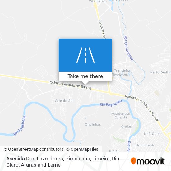 Avenida Dos Lavradores map