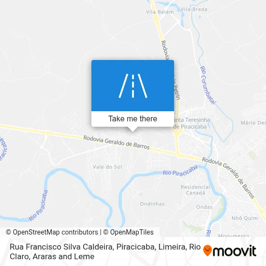 Rua Francisco Silva Caldeira map