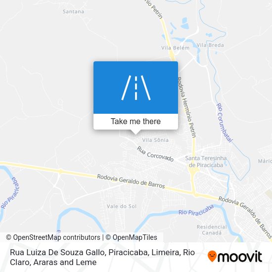 Rua Luiza De Souza Gallo map