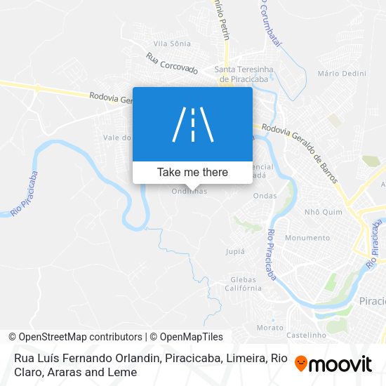 Rua Luís Fernando Orlandin map
