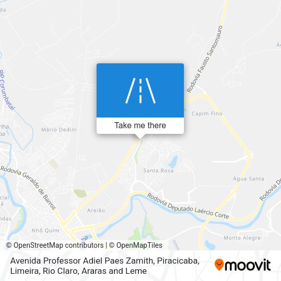 Avenida Professor Adiel Paes Zamith map