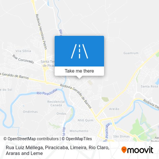 Rua Luiz Méllega map