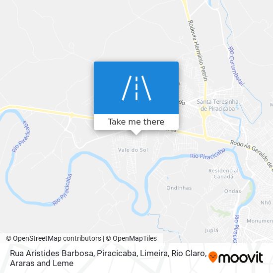 Rua Aristides Barbosa map