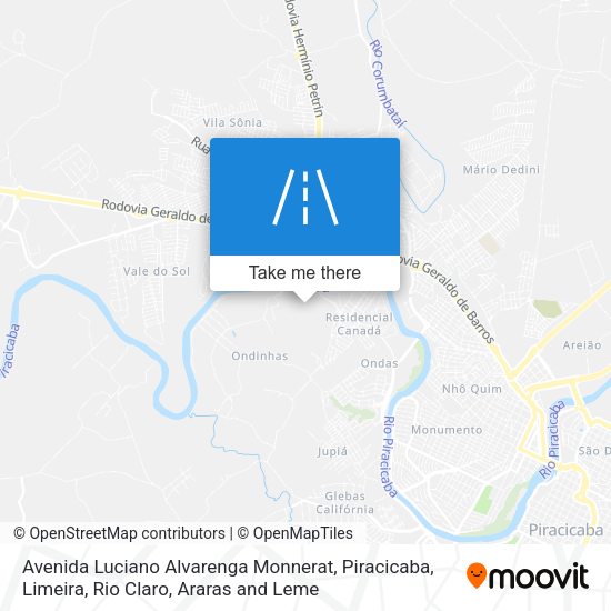 Avenida Luciano Alvarenga Monnerat map