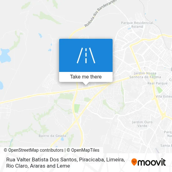 Rua Valter Batista Dos Santos map