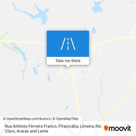 Rua Antônio Ferreira Franco map