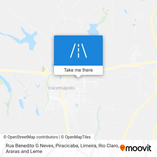 Rua Benedito G Neves map