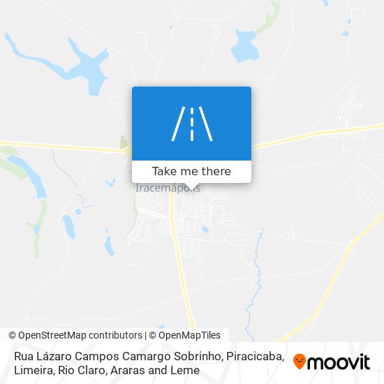 Rua Lázaro Campos Camargo Sobrinho map