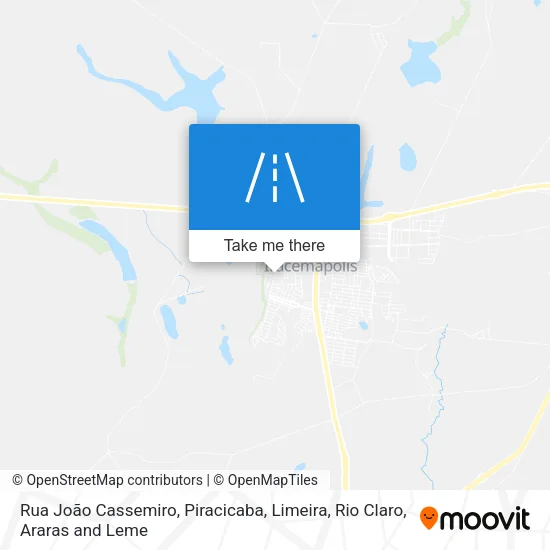 Rua João Cassemiro map