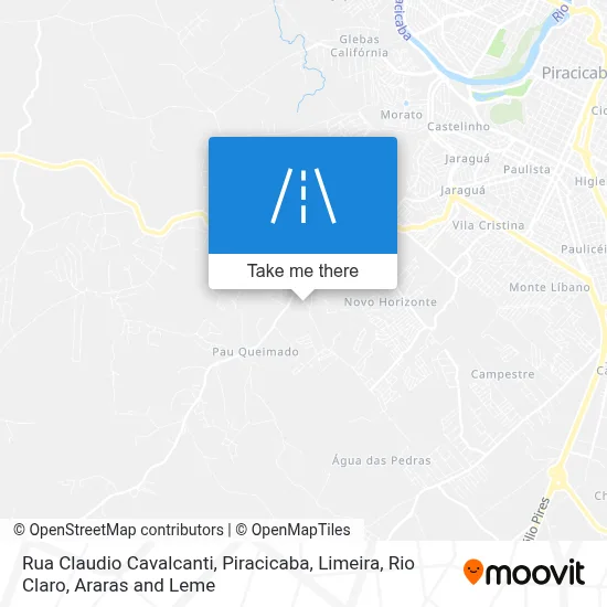 Rua Claudio Cavalcanti map