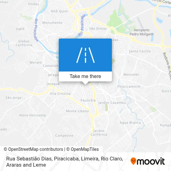 Rua Sebastião Dias map