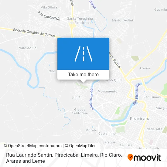 Rua Laurindo Santin map