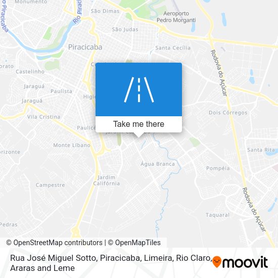 Rua José Miguel Sotto map