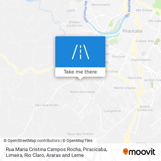 Rua Maria Cristina Campos Rocha map