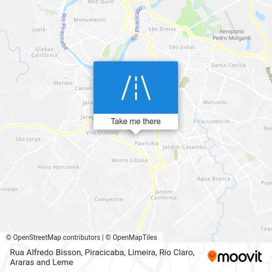 Rua Alfredo Bisson map