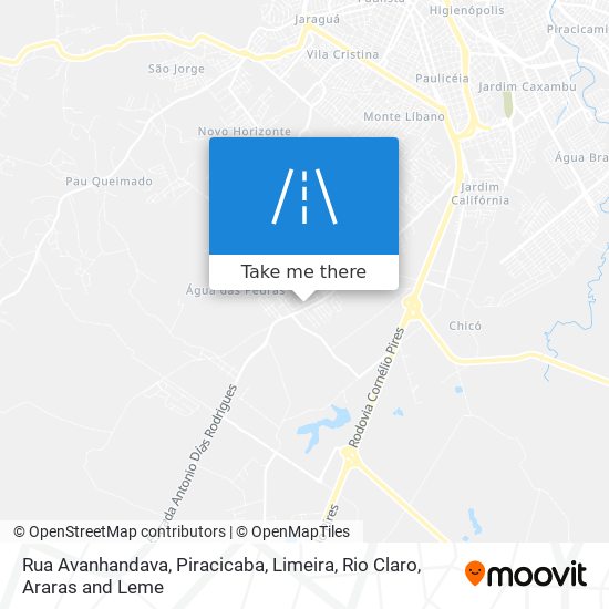 Rua Avanhandava map