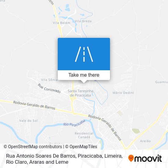 Rua Antonio Soares De Barros map