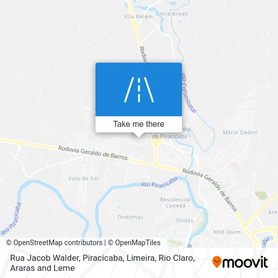 Rua Jacob Walder map