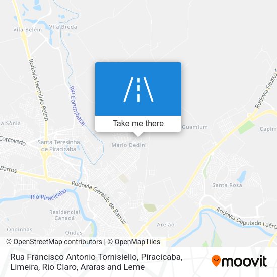 Rua Francisco Antonio Tornisiello map