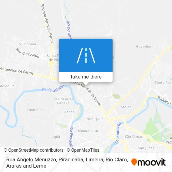 Rua Ângelo Menuzzo map