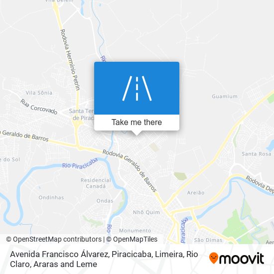 Mapa Avenida Francisco Álvarez