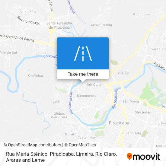 Rua Maria Stênico map