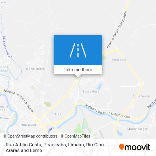 Rua Attílio Cesta map