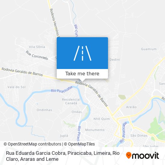 Mapa Rua Eduarda Garcia Cobra