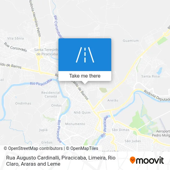 Rua Augusto Cardinalli map