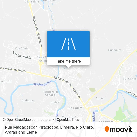 Rua Madagascar map