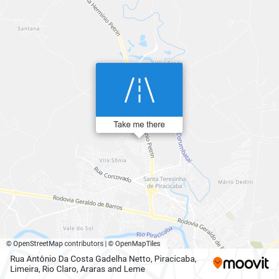 Rua Antônio Da Costa Gadelha Netto map