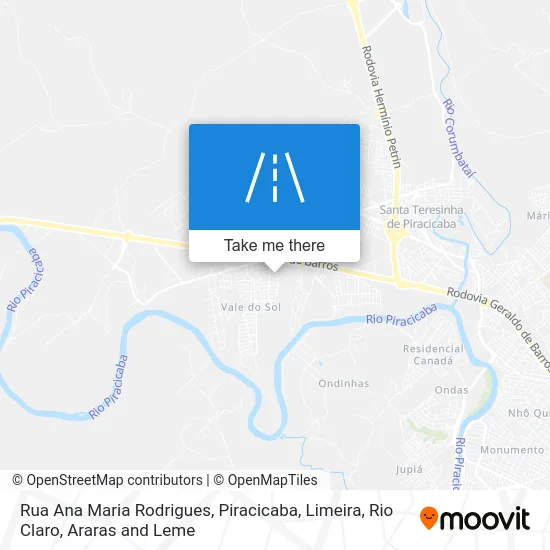 Rua Ana Maria Rodrigues map
