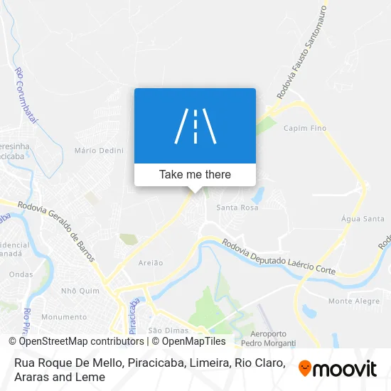 Rua Roque De Mello map