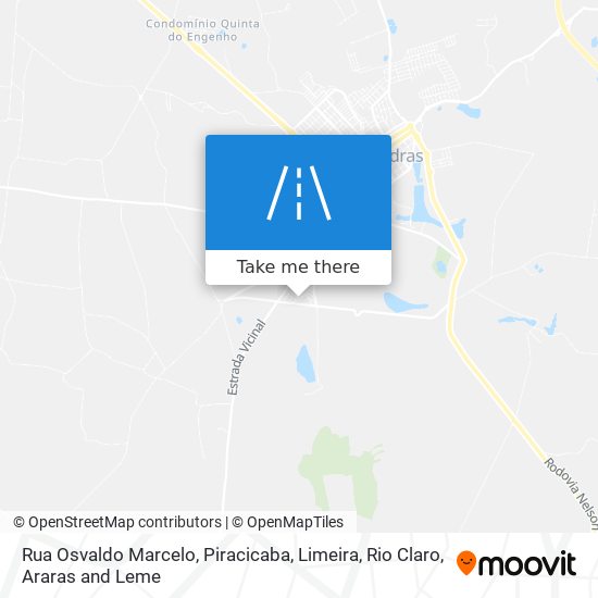 Mapa Rua Osvaldo Marcelo