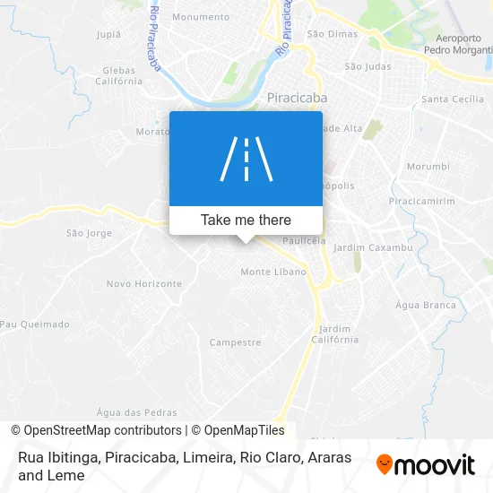 Rua Ibitinga map