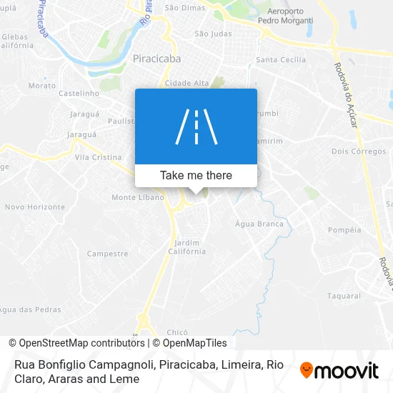 Rua Bonfiglio Campagnoli map