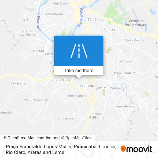 Praça Esmeraldo Lopes Muller map