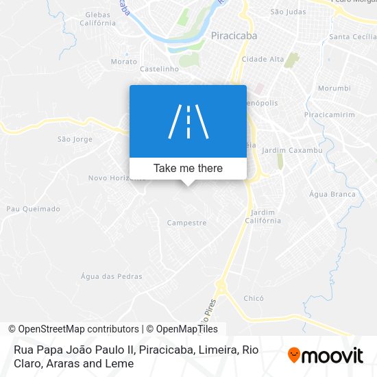 Rua Papa João Paulo II map