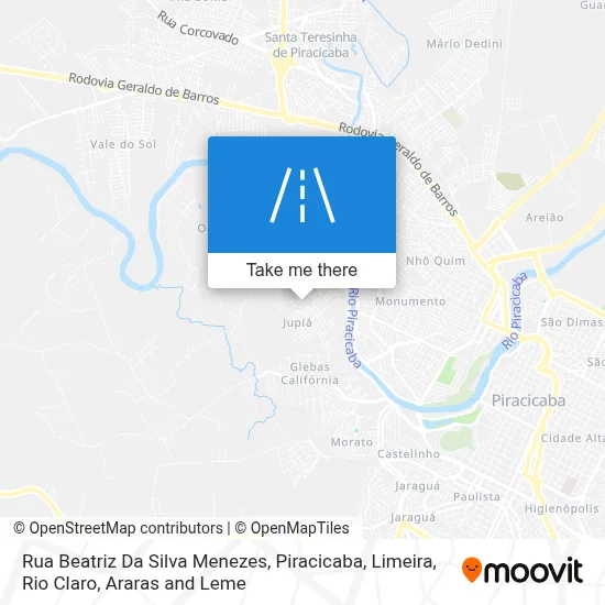 Rua Beatriz Da Silva Menezes map